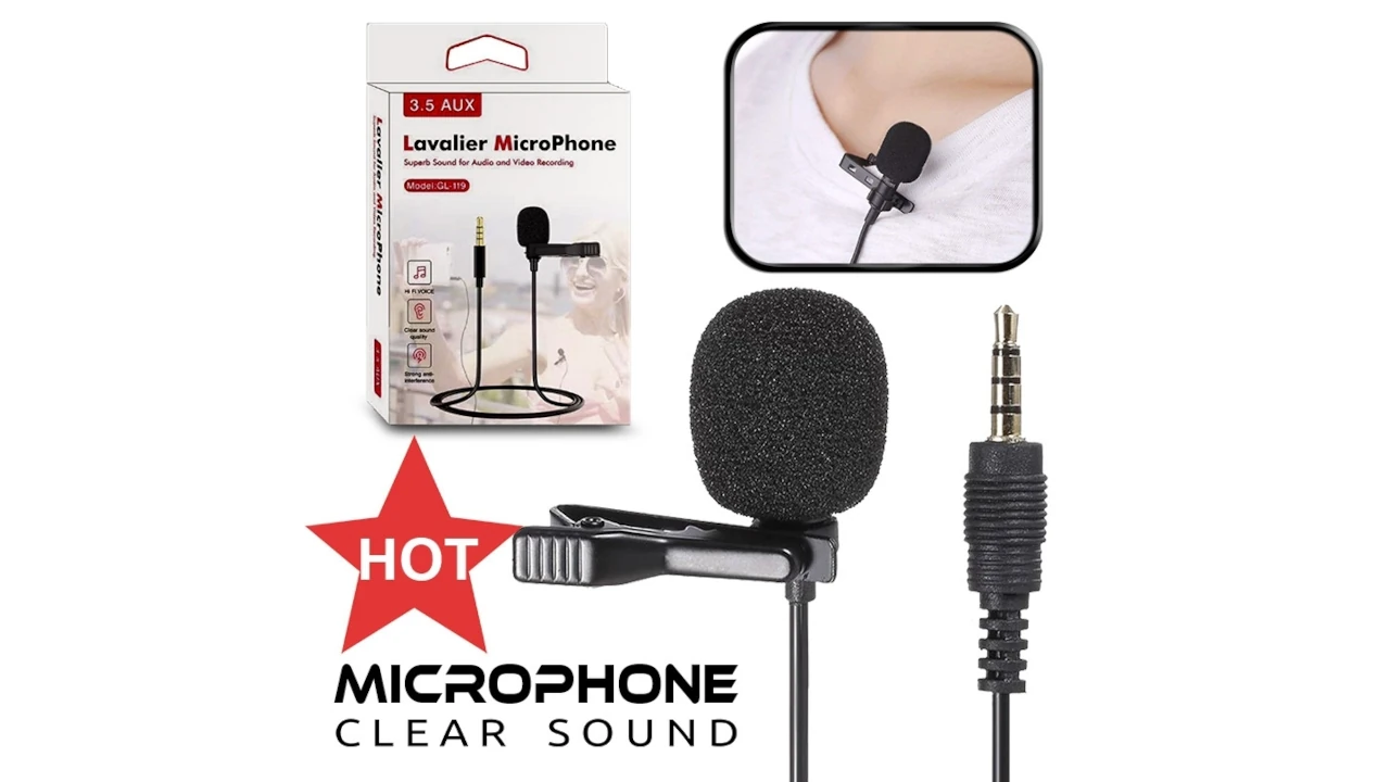 Μικρόφωνο Lavalier GL119 Η/Υ Κάμερα uBIT